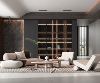 Modern A Living Room-ID:564599043