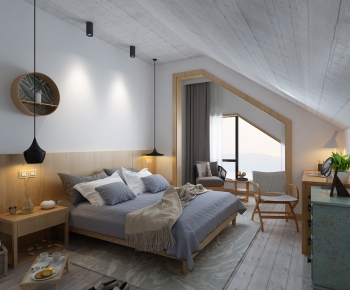 Nordic Style Bedroom-ID:645406019