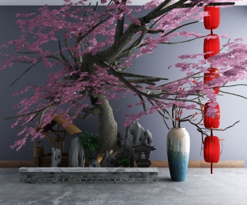 New Chinese Style Tree-ID:379903083