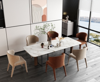 Modern Dining Table And Chairs-ID:554006103