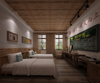 Southeast Asian Style New Chinese Style Guest Room-ID:533974898