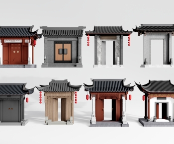 Chinese Style Facade Element-ID:914293058