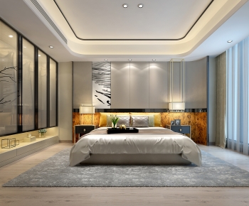 New Chinese Style Bedroom-ID:152241952