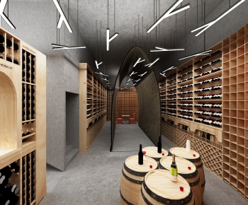 Modern Wine Cellar/Wine Tasting Room-ID:350147015
