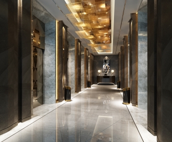 Modern Corridor/elevator Hall-ID:940799953