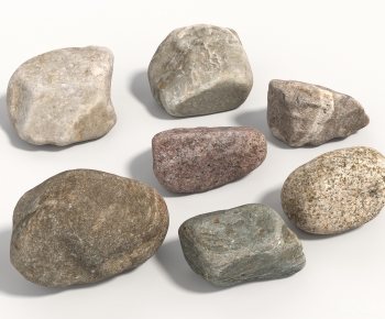 现代石头，鹅卵石，岩石，石子-ID:986171968