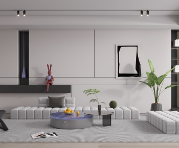 Modern A Living Room-ID:949729921