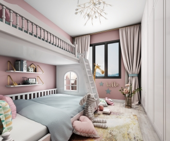 Nordic Style Girl's Room Daughter's Room-ID:135576968