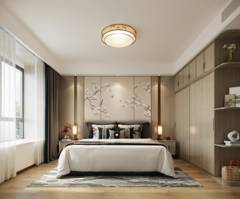 New Chinese Style Bedroom-ID:336257933