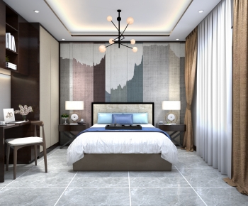 New Chinese Style Bedroom-ID:175193073