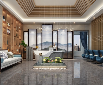 New Chinese Style Lobby Hall-ID:751287942