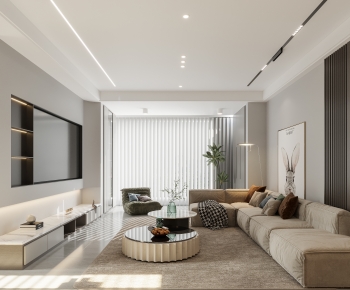 Modern A Living Room-ID:827791938