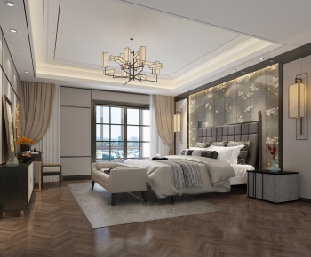 New Chinese Style Bedroom-ID:140349997