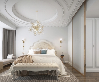 Simple European Style Bedroom-ID:920114992