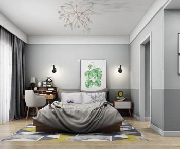 Nordic Style Bedroom-ID:421255119