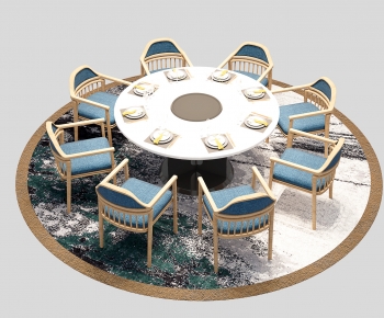 Modern Dining Table And Chairs-ID:597676049