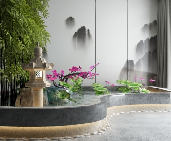 New Chinese Style Garden-ID:910657881