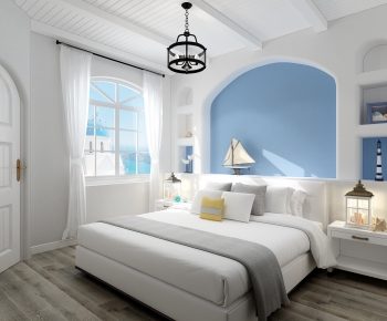 Mediterranean Style Bedroom-ID:349570046