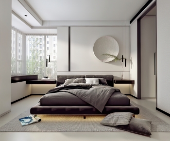 Wabi-sabi Style Bedroom-ID:839076041