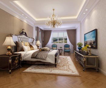 European Style Bedroom-ID:395384072