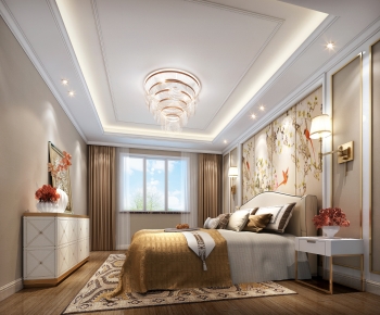 Simple European Style Bedroom-ID:185034048
