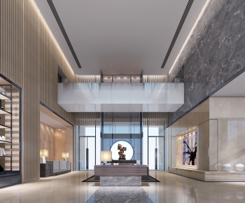 New Chinese Style Lobby Hall-ID:674112083