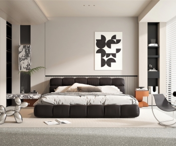 Modern Wabi-sabi Style Bedroom-ID:553344014