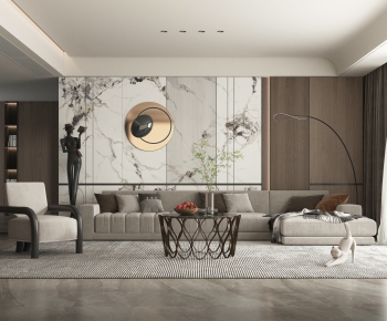 Modern A Living Room-ID:287170898