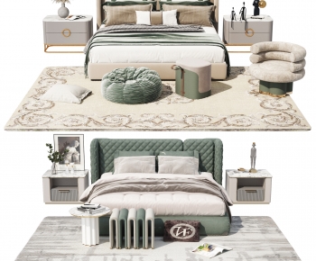 French Style Double Bed-ID:172795062