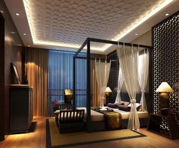 Southeast Asian Style Bedroom-ID:533745054