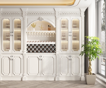 French Style Wine Cabinet-ID:965254073
