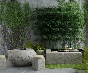 New Chinese Style Garden-ID:912293913