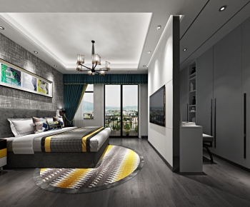 Modern Bedroom-ID:466576101