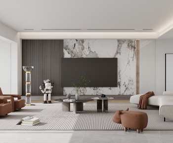 Modern A Living Room-ID:808460745