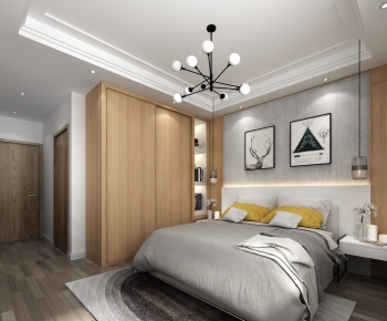 Nordic Style Bedroom-ID:910239298
