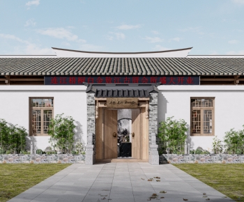 Chinese Style Building Appearance-ID:464792015