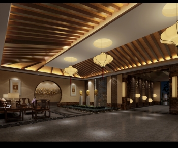 New Chinese Style Hotel Space-ID:960141908
