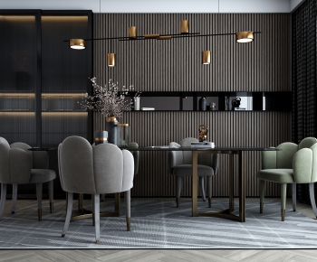 Modern Dining Table And Chairs-ID:565784932