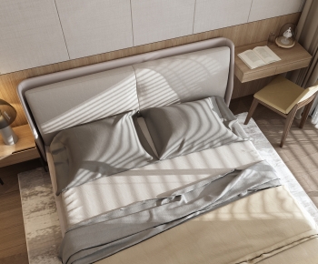 Modern Double Bed-ID:419354927