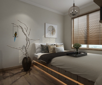 New Chinese Style Bedroom-ID:475507024