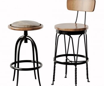 Industrial Style Bar Chair-ID:620495088