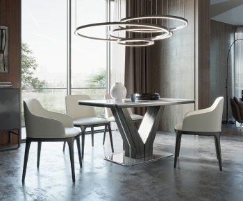 Modern Dining Table And Chairs-ID:774350221