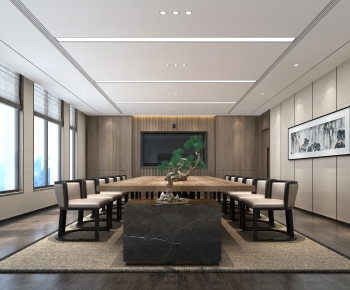 New Chinese Style Meeting Room-ID:877580885