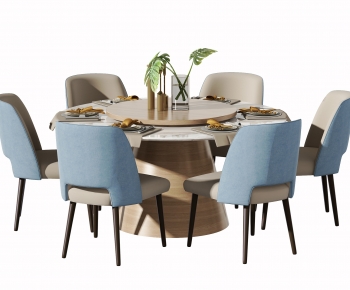 Modern Dining Table And Chairs-ID:843841084