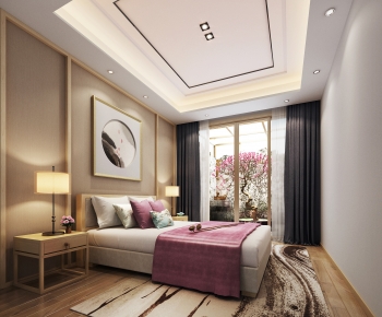 New Chinese Style Bedroom-ID:308955911