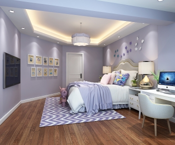 Modern Girl's Room Daughter's Room-ID:744716882