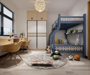 Modern Boy's Room And Son's Room-ID:478503943