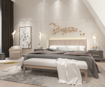 New Chinese Style Bedroom-ID:629507068