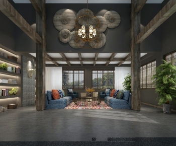 New Chinese Style Lobby Hall-ID:822092063