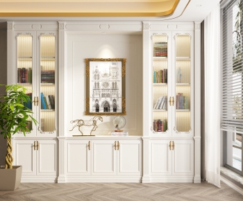 French Style Wine Cabinet-ID:974334962